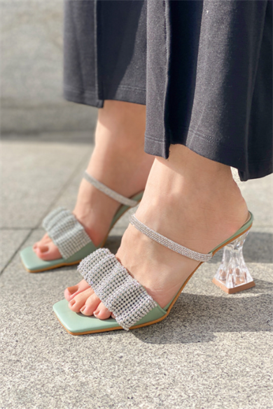 Lizban Mint Kadın Tasarım Sandalet